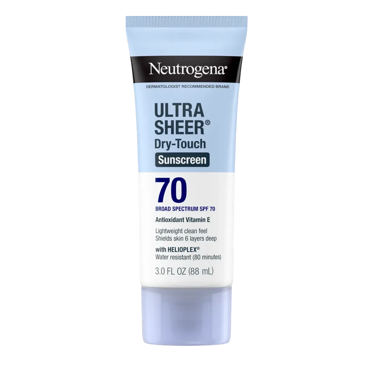 Neutrogena Ultra Sheer Dry-Touch SPF 70 tube